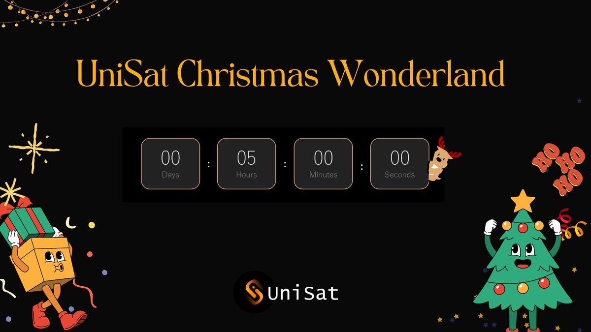 unisat_wallet's tweet photo. 🎄 Last call for UniSat Christmas Wonderland! 🎁 Today’s your final chance to join the fun and unlock amazing rewards!

🎅 UniSat API 50% OFF Christmas deal is live until Jan 24, 2025! Developers, don’t miss out on this exclusive offer!

👉 Join now: https://t.co/uokFRgmCq2
🔗  Explore UniSat API plans: https://t.co/Bi78dPv34C