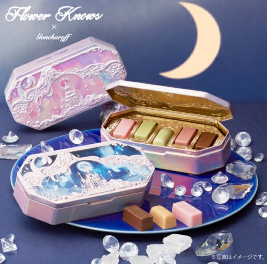 フラワーノーズ×ゴンチャロフ　コラボチョコレート4種セット！ フラワーノーズとゴンチャロフのコラボチョコ…どう考えても可愛い渋滞