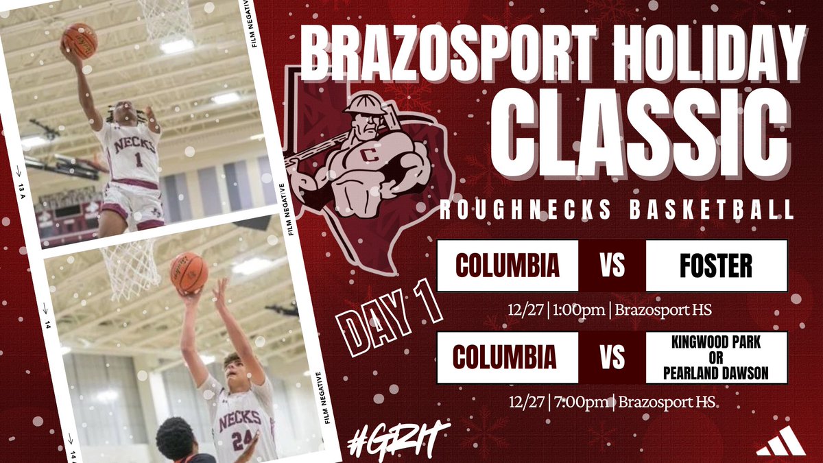 Necks tipoff the second half of the season tomorrow at the 51st Annual Holiday Classic #GRIT