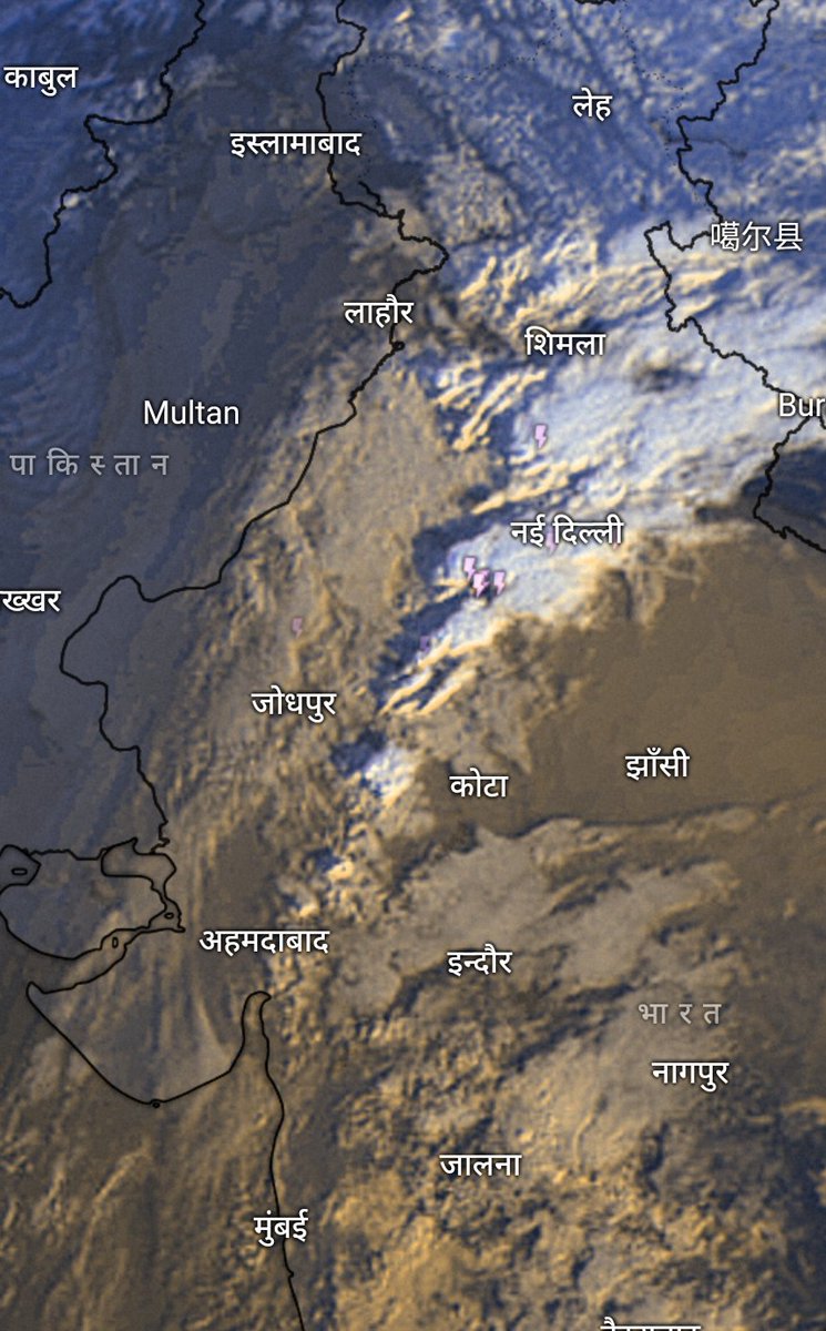 Monsoontv_india's tweet image. #Rainfall activities have started over many parts of #haryana, NCR, east central south Punjab, north central east rajsthan. 
Video from #Jind haryana.. Rainfall will cover many more places soon