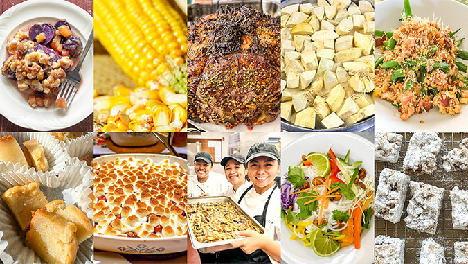 UHawaiiNews's tweet photo. The UH holiday season was ʻono again with the 2024 UH-mazing recipes from our #UHohana ➡️ https://t.co/VnJr6leBa8 https://t.co/KpW7uoxlGI