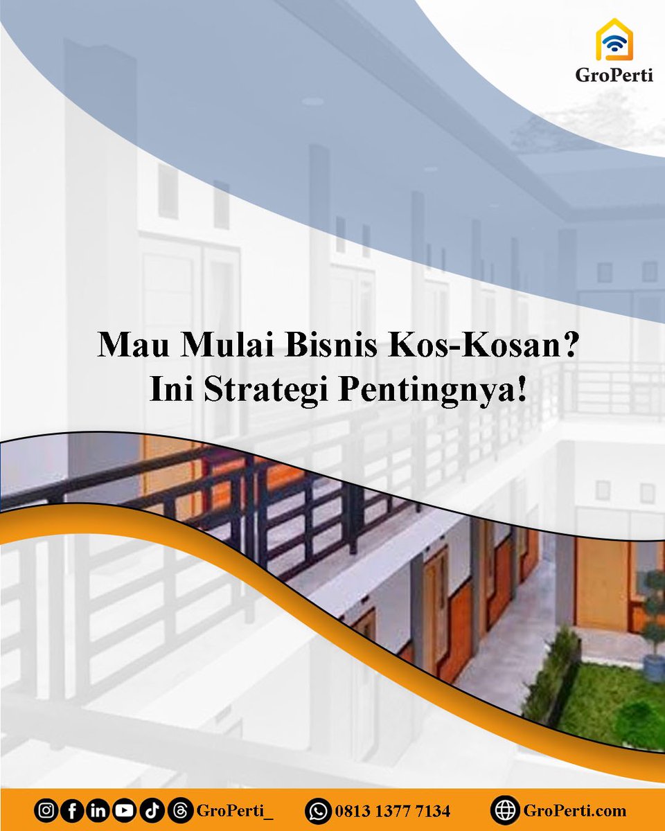 Groperti_'s tweet photo. π Bisnis kos-kosan bisa jadi sumber passive income yang menjanjikan, lho!
Tapi sebelum memulai, penting untuk memilih properti dengan strategi yang tepat agar hasilnya maksimal. Bagikan ke temanmu yang sedang berencana bisnis kos-kosan!
#InvestasiProperti #Groperti https://t.co/UdGCk4MQ05