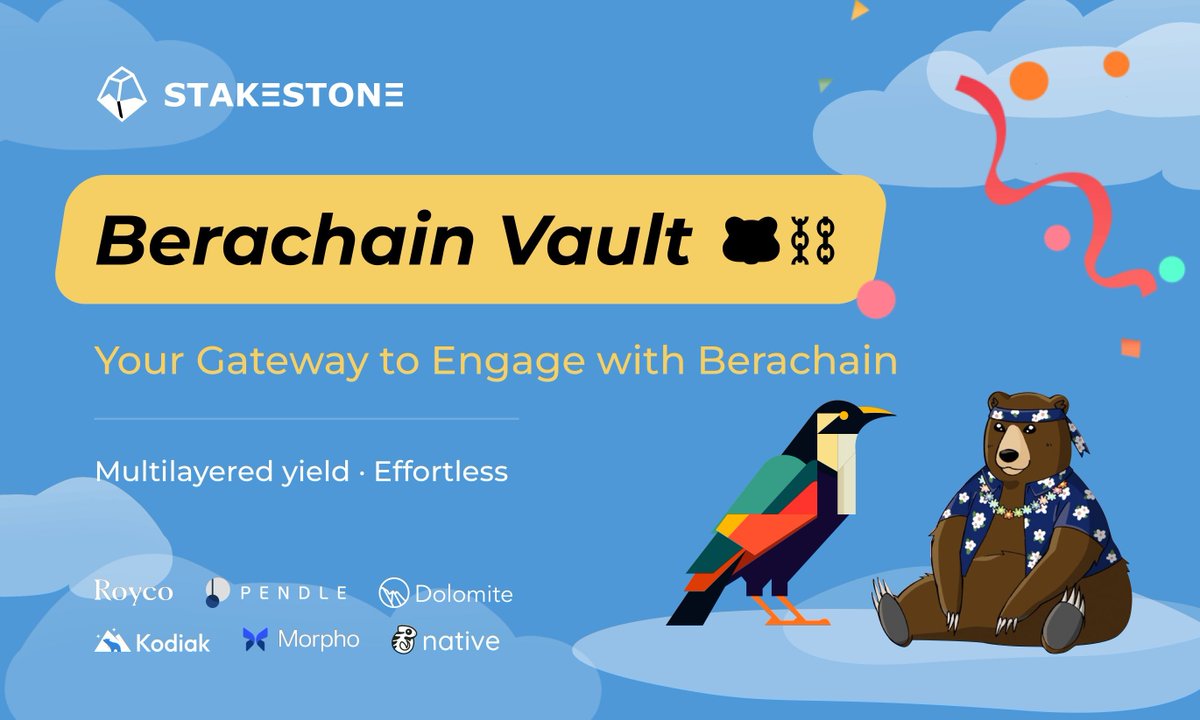 StakeStone Berachain Vault: Cơ hội để nhận thưởng trước khi Berachain &amp; StakeStone TGE ‼

Anh em đang cày airdrop <a href="/berachain/">Berachain Foundation 🐻⛓</a> thì nên chú ý sự kiện này. Tranh thủ gas ETH rẻ chiến mạnh ăn airdrop Berachain và StakeStone nào anh em. StakeStone Berachain Vault là chiến