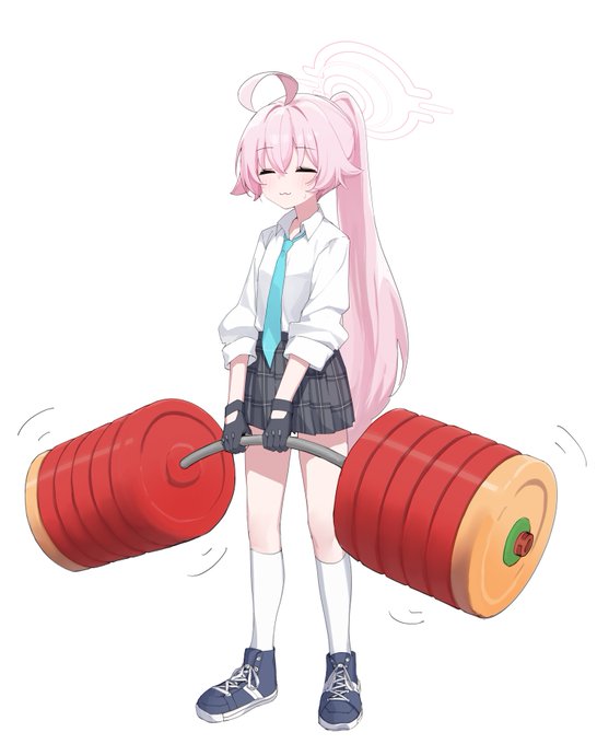 go to the gym, be strong like hoshino 💪
#ブルアカ 