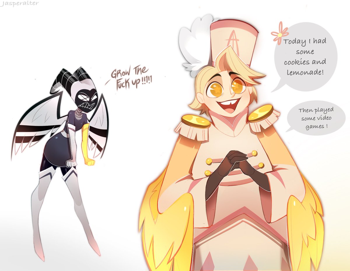 jasperalterr's tweet photo. The original hater lmaoo
🕊️🎼
.
#HazbinHotel #HazbinHotelAbel #hazbinhotelLute #fanart #art https://t.co/lAbrUkbLyq