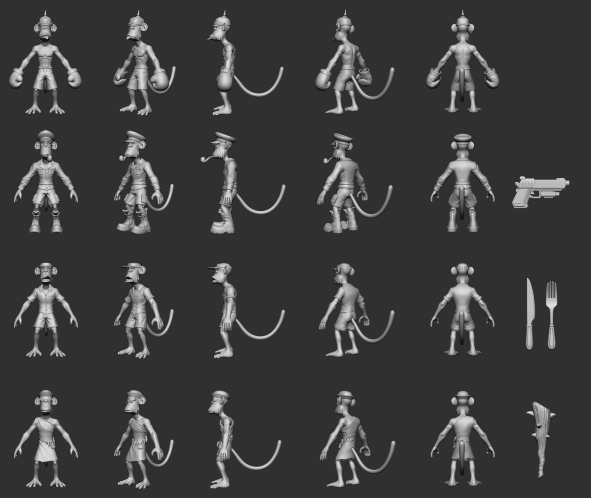 Unleash the chaos with our new 3D monkey heroes! 🐒💥 

Join the battle and show your skills! Are you ready to swing into action? 🎮🔥