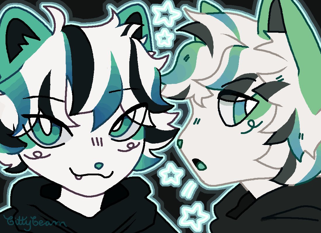 <a href="/YippYappWear/">Yipp Yapp</a> green cat dude