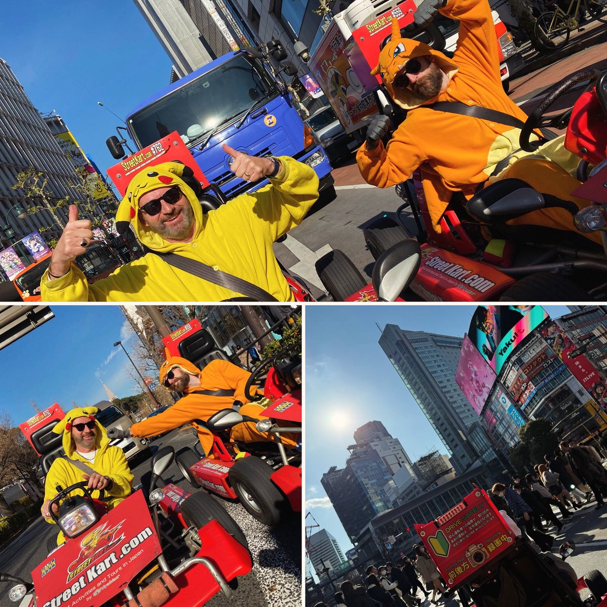 Driving through Tokyo dressed as a Pokemon - literally amazing and one of the best things I’ve done haha!