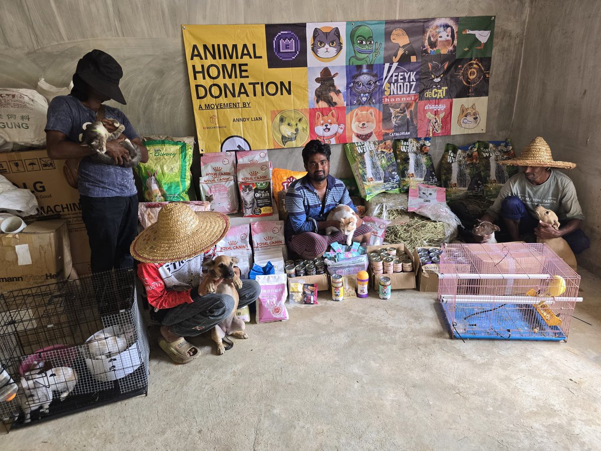 Anndy Lian (@anndylian) on Twitter photo Let’s continue to do good. This is an animal shelter based in Johor Bahru, Malaysia.
Thanks for the contributions guys. <a href="/neiro/">Neiro</a> <a href="/MemeCore_ORG/">MemeCore</a> <a href="/redecentralise/">REDECENTRALISE</a> <a href="/daramfoundation/">Daram</a> <a href="/officialcatcoin/">Official Catcoin</a> <a href="/BabyNeiro_bep20/">Baby Neiro</a> <a href="/OgPeanut_solana/">OG Peanut 🥜</a> <a href="/GouOnETH/">gou</a> <a href="/Enkionsol/">Enki</a> <a href="/BaeBoT_Tech/">Bae_Bot</a> <a href="/ChengpangZhoa/">Chengpang Zhoa 🔶 BNB (CZ Parody)</a> Let’s continue to do good. This is an animal shelter based in Johor Bahru, Malaysia.
Thanks for the contributions guys. <a href="/neiro/">Neiro</a> <a href="/MemeCore_ORG/">MemeCore</a> <a href="/redecentralise/">REDECENTRALISE</a> <a href="/daramfoundation/">Daram</a> <a href="/officialcatcoin/">Official Catcoin</a> <a href="/BabyNeiro_bep20/">Baby Neiro</a> <a href="/OgPeanut_solana/">OG Peanut 🥜</a> <a href="/GouOnETH/">gou</a> <a href="/Enkionsol/">Enki</a> <a href="/BaeBoT_Tech/">Bae_Bot</a> <a href="/ChengpangZhoa/">Chengpang Zhoa 🔶 BNB (CZ Parody)</a>