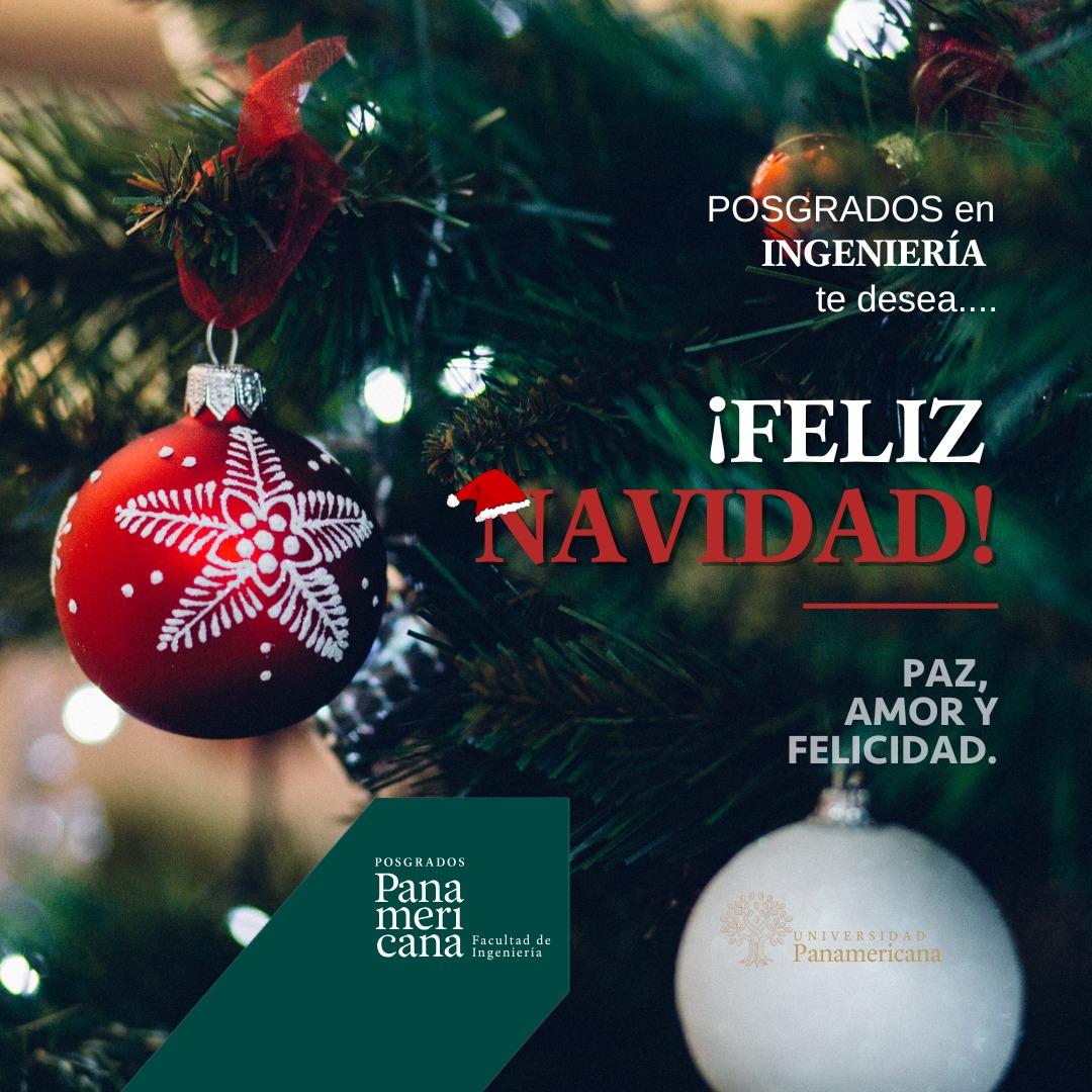 🎄✨ ¡Feliz Navidad y los mejores deseos!

Que estas fiestas estén llenas de alegría, paz y momentos inolvidables en compañía de sus seres queridos. ¡Deseamos que el espíritu navideño llene sus hogares y corazones! 🌟🎁

#PosgradosUP