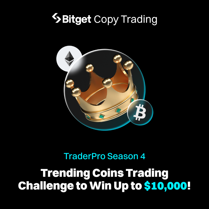 bitget's tweet photo. TraderPro Season 4 is here! Pre-register now to claim 2,000 USDT.🚀

✅Unlock up to $10,000 with a 1:1 funding match
✅Double your earnings with profit sharing

🎁Want an EXTRA 500 USDT?
Pre-register &amp; drop your screenshot in the comments!

Join now: https://t.co/WFWp5nOHqI