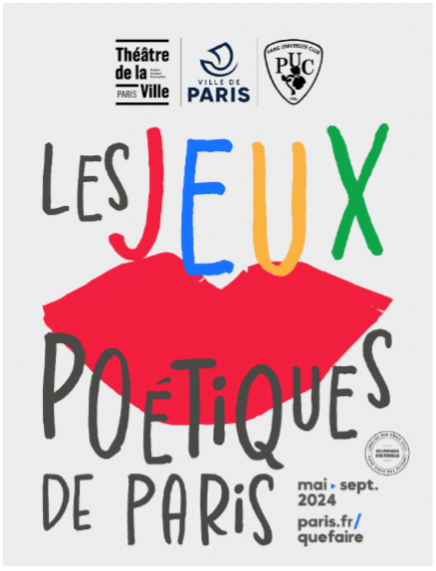 A l’occasion des olympiades culturelles des #JO 2024, la ville de <a href="/Paris/">Paris</a>, le PUC (Paris université club) et le Théâtre de la Ville ont lancé un concours public de slogans poétiques exprimant les valeurs du corps sportif 👇