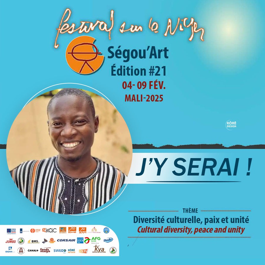 ThierryGORO's tweet image. Soyez des nôtres à Ségou du 04 au 09 Février 2025.
#Ségou'Art
#Travaillons à la beauté des choses en gardant le sourire.