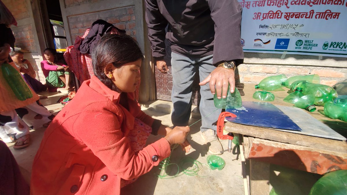 WHH Nepal - Welthungerhilfe (@whh_nepal) on Twitter photo Through #3R and compost-making training, weโre #transforming plastic bottles into useful products and waste into compost in the Raksirang and Kailash Rural Municipalities of Makwanpur District, Nepal. <a href="/BMZ_Bund/">Bundesentwicklungsministerium</a> <a href="/Welthungerhilfe/">Welthungerhilfe (WHH)</a> <a href="/VivaconAgua/">Viva con Agua</a> <a href="/RRNNepal/">RRN</a> Through #3R and compost-making training, weโre #transforming plastic bottles into useful products and waste into compost in the Raksirang and Kailash Rural Municipalities of Makwanpur District, Nepal. <a href="/BMZ_Bund/">Bundesentwicklungsministerium</a> <a href="/Welthungerhilfe/">Welthungerhilfe (WHH)</a> <a href="/VivaconAgua/">Viva con Agua</a> <a href="/RRNNepal/">RRN</a>