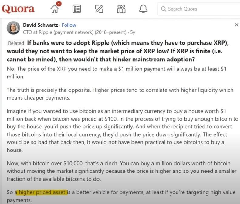 Filanjames011's tweet photo. 🚨BREAKING: Ripple CTO David Schwartz claims a $1,000,000 price for $XRP is more "realistic" than $1! https://t.co/nvRf2jYGm9