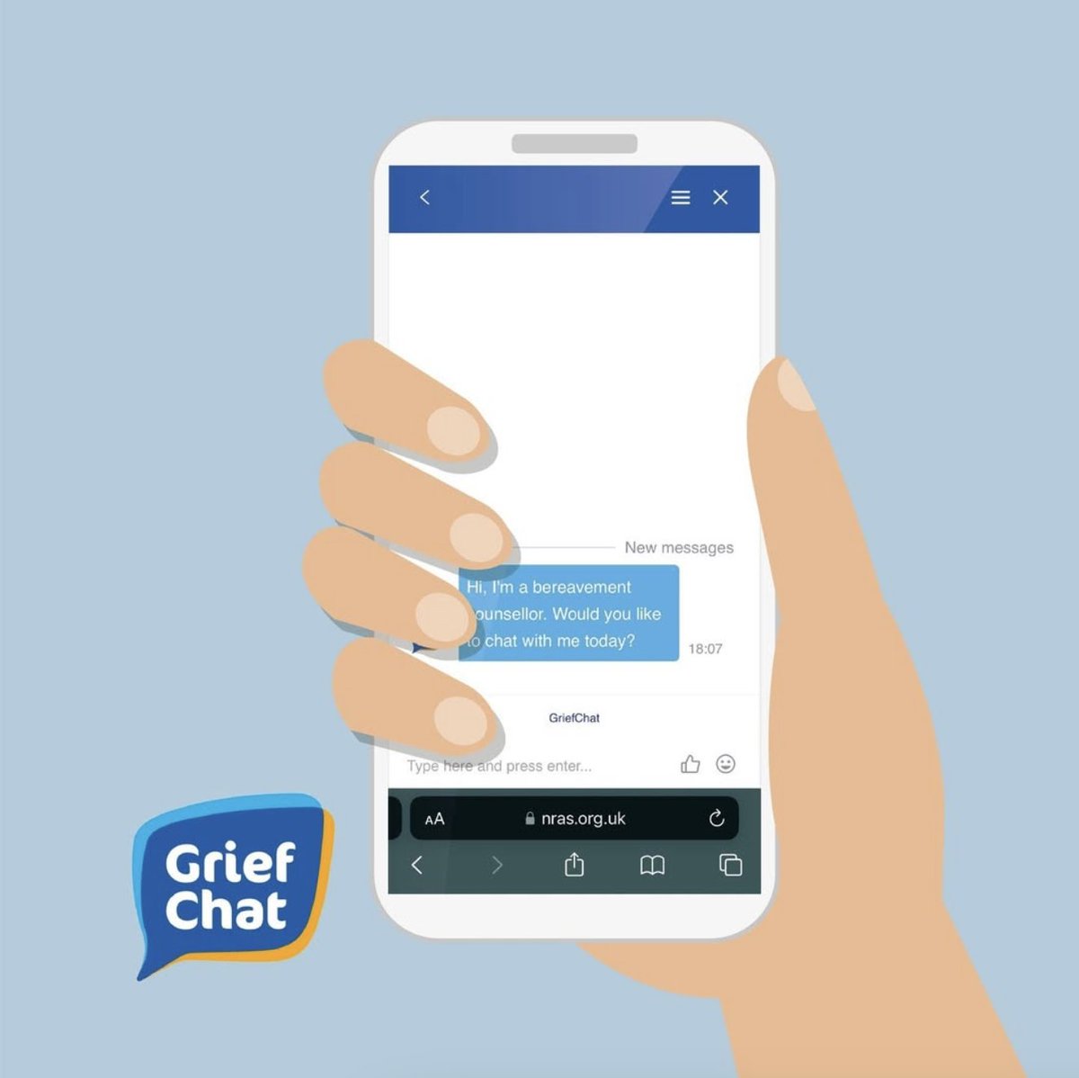 Grief is deeply personal, and no one can truly know how your loss feels to you 😔. But sometimes, it helps to talk to someone outside of friends and family about how bereavement is affecting your life. 💞

Through our partnership with GriefChat, NRAS offers a free online