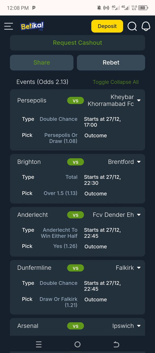 Check out this bet I have placed! Click here to see my selections. betika.com/en-ug/share/aU…