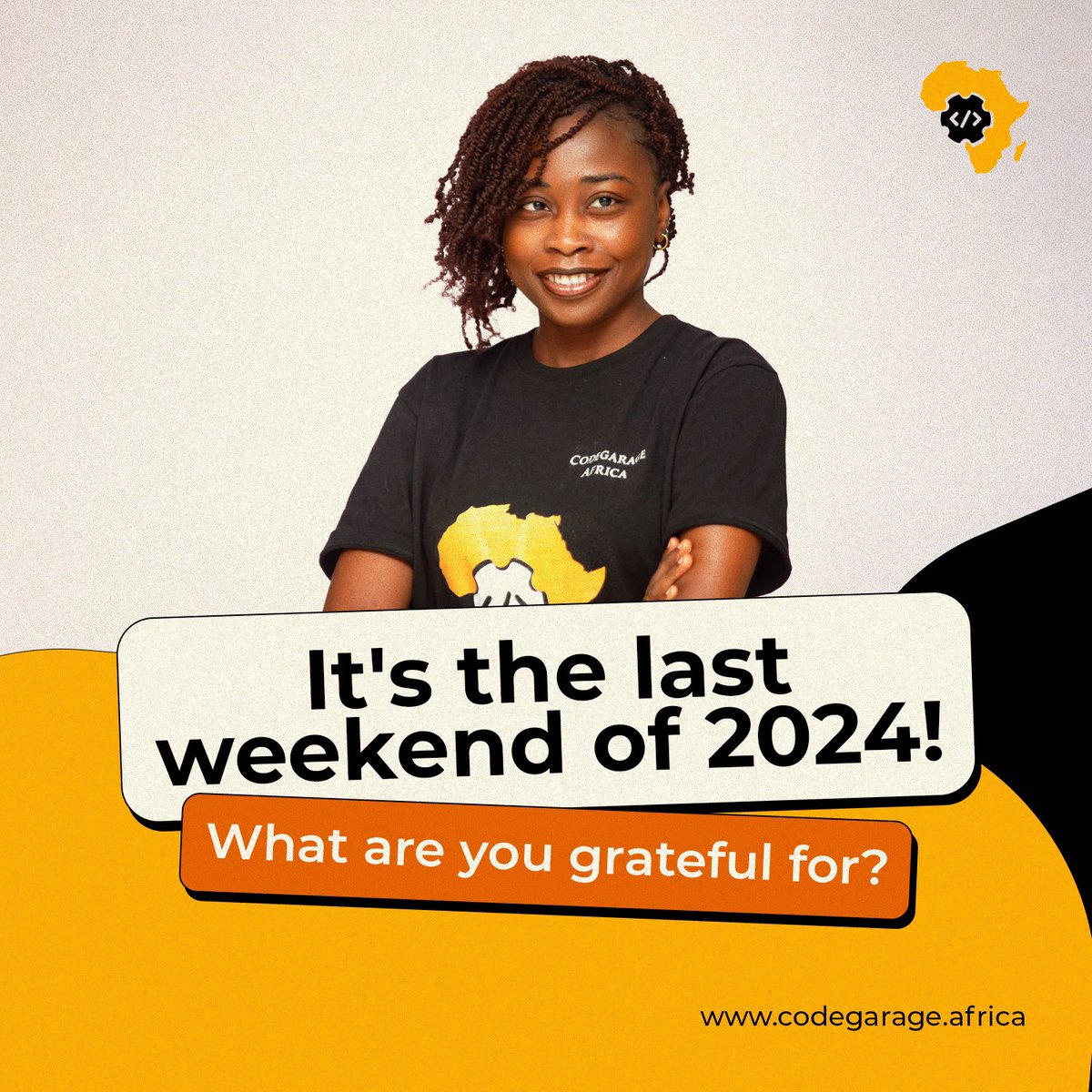 CodegarageA's tweet image. Let&apos;s do this! #TGIF

#CodeGarageAfrica #Intrapreneurship