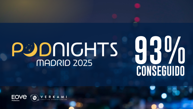 Comienza la fase final, ÚLTIMOS días de campaña y estamos al 93%

Tan sólo 279€ para hacer realidad el nuevo ciclo 2025 de <a href="/Podnights_Mad/">Podnights Madrid</a> 

Si quieres apoyar comprando merchandising, entradas, abonos o espacio de podcast en vivo, toda ayuda es bienvenida
verkami.com/projects/39635…