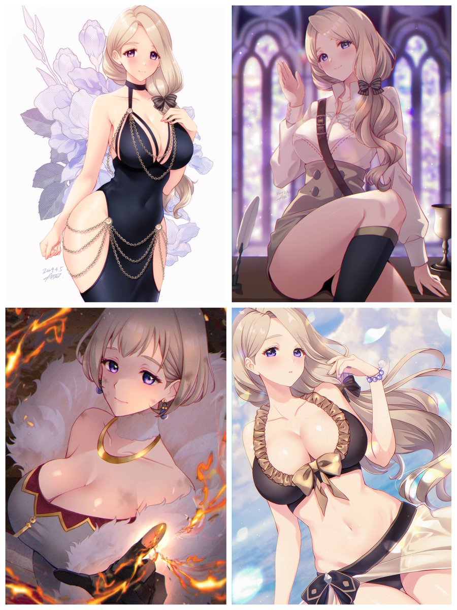 asakisafe1's tweet photo. どの絵もお気に入り！来年も推しをより魅力的に描けるよう頑張りたいな☺️

 #2024年自分が選ぶ今年の4枚 https://t.co/EvIjmS4p8C