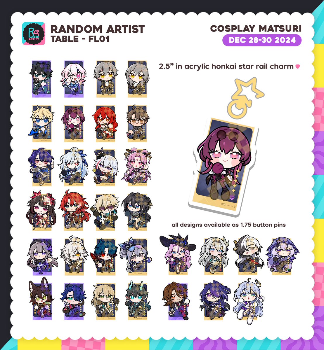 Please RT 🌸

Hello❤️!! Last con for the year!!

Random Artist, <a href="/nae_ara/">Nae 💸</a> and <a href="/nya0h/">niah 🌸</a>  at #Cosmatsuri2024

Here’s our merch catalog✨ 

Happy holidays!! 🎁

✨ Table # FL01
🌟 Cosplay Matsuri 2024
📌 SMX Convention Center
🗓️ December 28-30 , 2024

#FanArtistCosmania
1/6