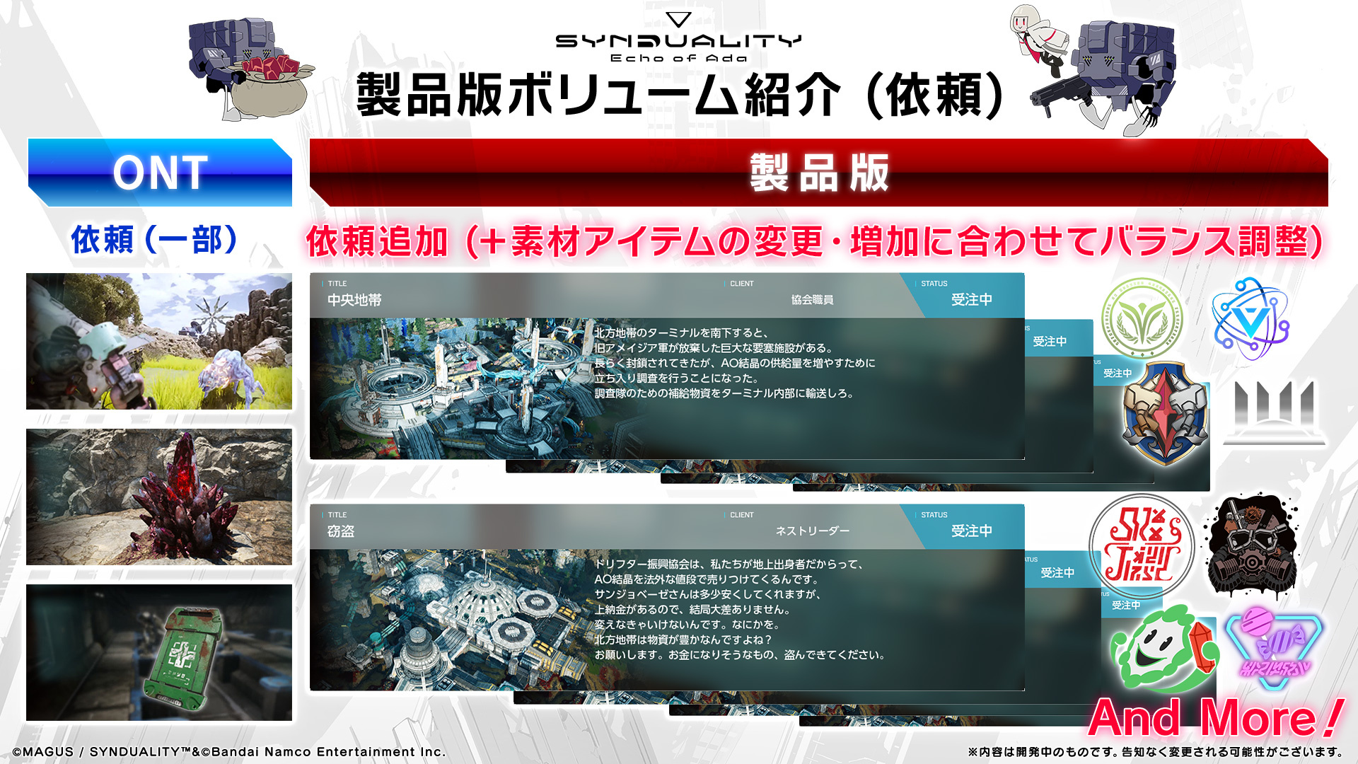anoint様 リクエスト 4点 まとめ商品 SYNDUALITY Echo of Ada（シンデュアリティ） ゲーム公式 on X