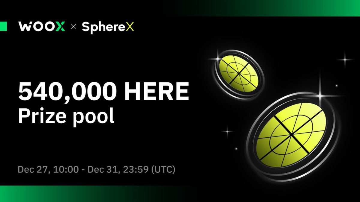 $HERE we go!

Trade, learn, and get ready to earn your share of 540,000 $HERE with our new <a href="/SphereX_XYZ/">SphereX - Ultimate Cross-Chain DEX</a> activity!

Newcomers get a special bonus 😉

HERE's how to join 🧵 (1/6)