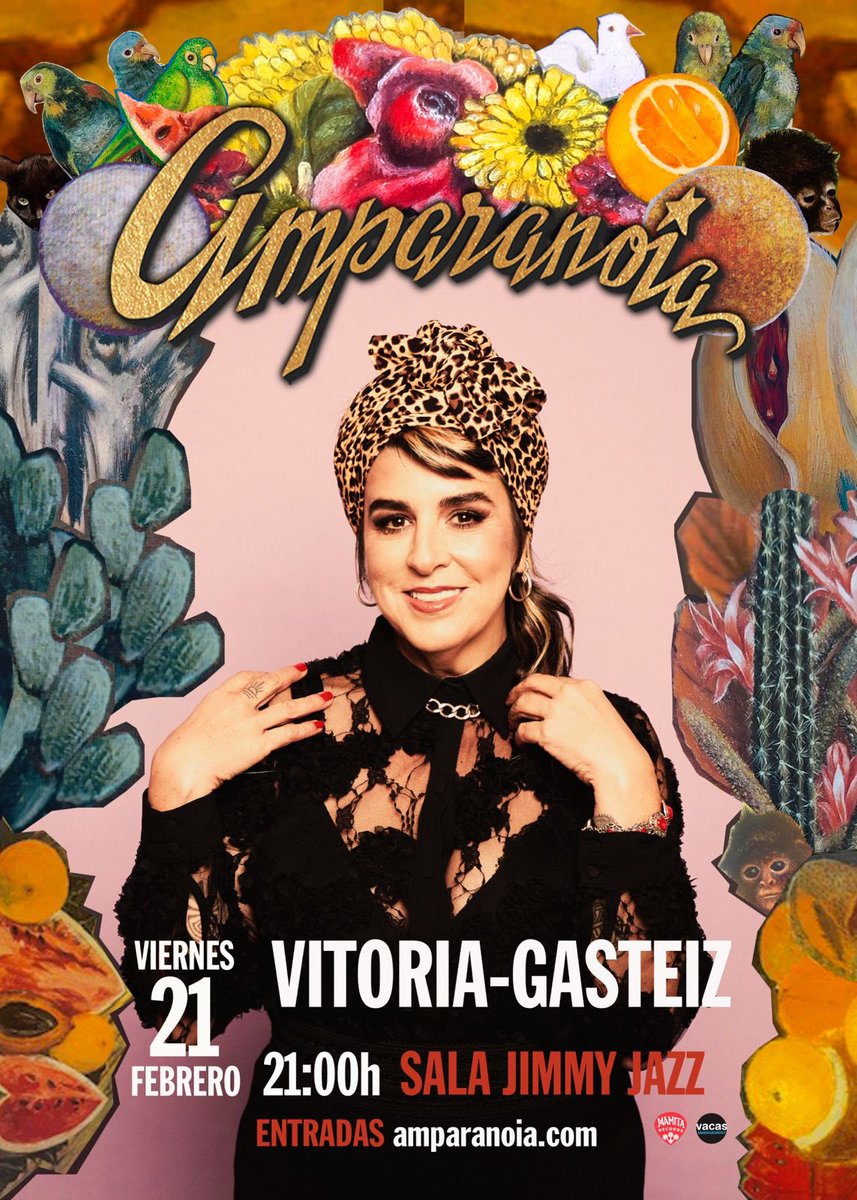 Amparanoia (@amparanoiaofi) on Twitter photo VITORIA!! 🎶 tenemos tan buen recuerdo de nuestra última vez en <a href="/JimmyJazzGz/">Jimmy Jazz Gasteiz</a> que este 2025 teníamos que volver!! ❤️
21 de febrero, con nuevo show y muchas sorpresas!!
Entradas ya a la venta mutick.com/e/entradas-amp… VITORIA!! 🎶 tenemos tan buen recuerdo de nuestra última vez en <a href="/JimmyJazzGz/">Jimmy Jazz Gasteiz</a> que este 2025 teníamos que volver!! ❤️
21 de febrero, con nuevo show y muchas sorpresas!!
Entradas ya a la venta mutick.com/e/entradas-amp…