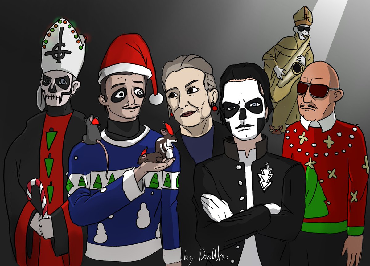 Who says the holidays can’t be a little unholy? Even the Ministry gets into the holiday spirit. Hail Santa!

#thebandghost #ghostband #ghostbc #cardinalcopia #papa4 #papaemeritusfanart #papaemeritusiv #primoemeritus #papasecondo #papaterzo #sisterimperator #papanihil #digitalart