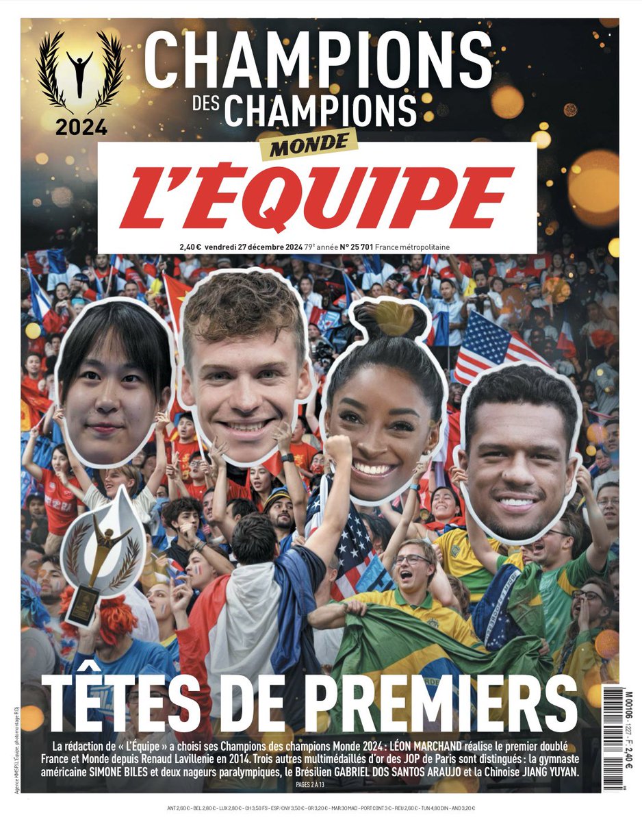 Lab20_24's tweet image. L’effet aquatique… Donc 3 nageurs champions des champions 2024… Ok… #popdata 💪🏼💦🦈🐋🐠