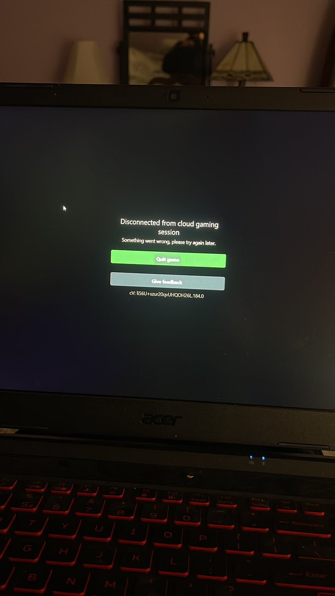 paulreinis10's tweet photo. @Xbox @XboxSupport game pass ultimate costs ways too much for cloud gaming to be down… 

Refund please ☝️ https://t.co/CuENuIOqvI