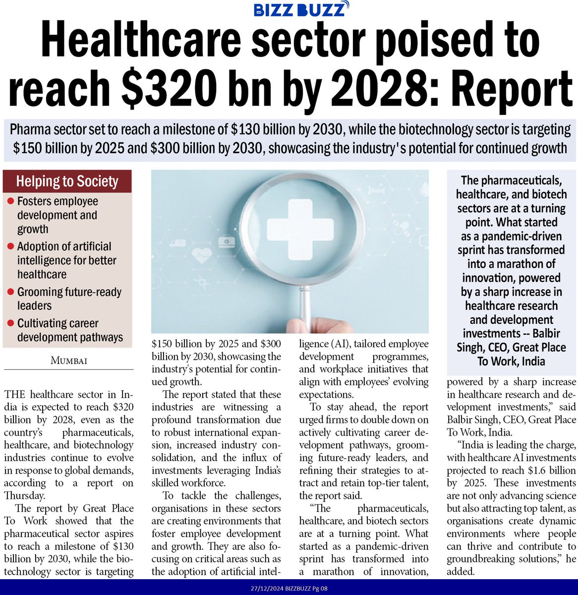 wtcgenome's tweet photo. India's #healthcare sector is set to reach $320B by 2028, with #pharma at $130B by 2030 and #biotech at $150B by 2025. #AI and #tech investments are driving growth, with #Telangana leading in research and #innovation. #HealthcareGrowth #Pharmaceuticals #AIinHealthcare #India2028 https://t.co/2i9Njs2t37