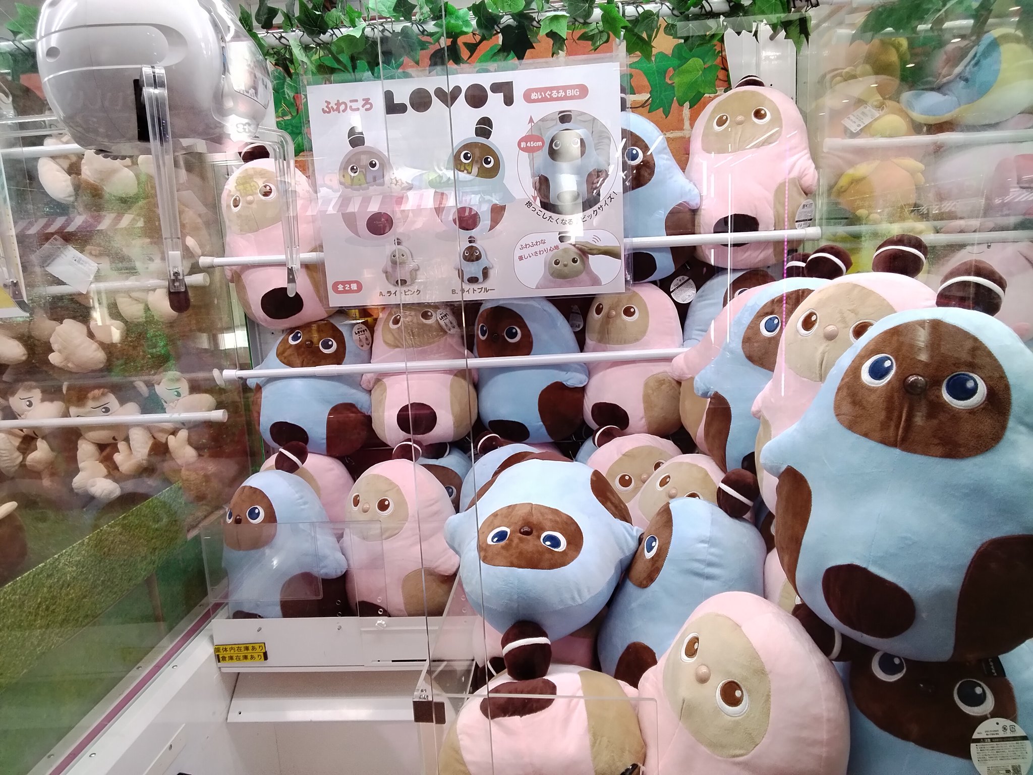 ふわころ LOVOT ラボット BIG ぬいぐるみ ナムコ限定 2種セット
