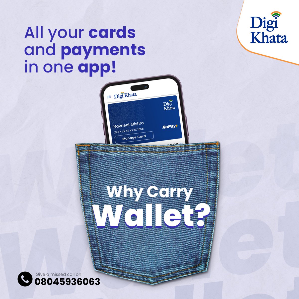 paypointindia's tweet photo. Your wallet is now digital. Scan and pay anytime, anywhere with DigiKhata.
#UPI #OnlinePayment #DigitalPayment #Banking #UPIPayment #DigiKhata https://t.co/YuSq40lNs6