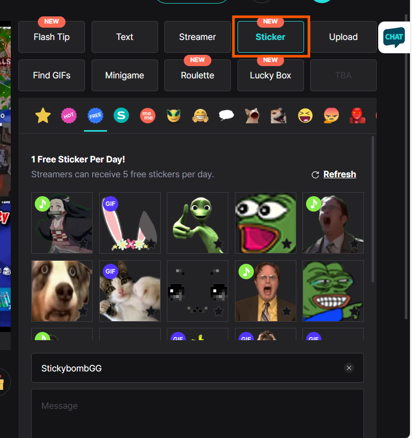 Stickybomb tweet media