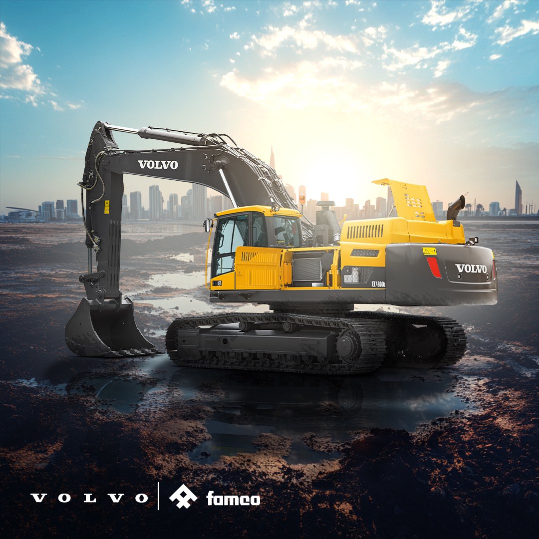 FamcoSaudi's tweet photo. Made for heavy lifting, the Volvo 480 DL gets big jobs done with strength and efficiency.

#WeAreAlfuttaim #Alfuttaim #VolvoConstructionEquipment https://t.co/d8ecZJQDfC
