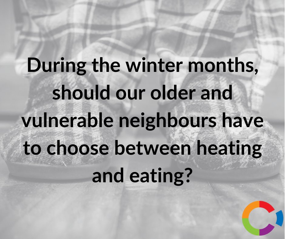 Each year, we run our Warm this Winter appeal to tackle fuel poverty and to keep the older and vulnerable residents who are experiencing financial hardship across our county fed, warm and well as the cold weather hits.

Donate now ❄️ bit.ly/WarmThisWinter…

#WarmThisWinter