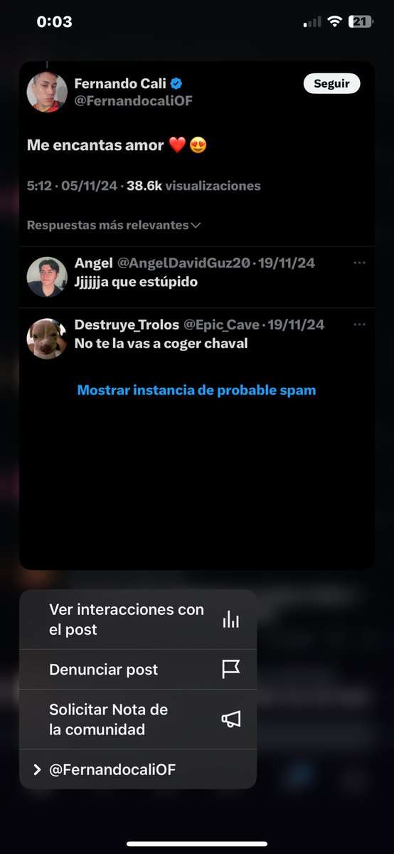 lxiauma's tweet photo. @FernandocaliOF No entendí si tanto la valoras porq pones estos comentarios?? https://t.co/raslFCGzh8