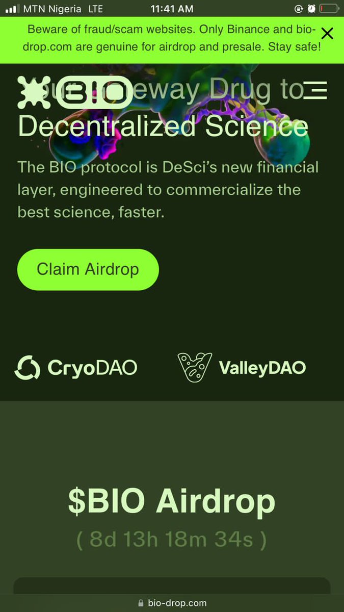 EghagheC's tweet photo. ☑️ Go to your *Deposit* 
☑️Type *Bio* copy ERC20 address paste here
☑️ Withdraw your 600 bio 

Ending in 7 days

https://t.co/JZ7sYWR4Sa

Do this immediately

DON’T JOKE WITH BINANCE UPDATE 

Good luck 💯

https://t.co/JZ7sYWR4Sa https://t.co/LUHYKj8ggO