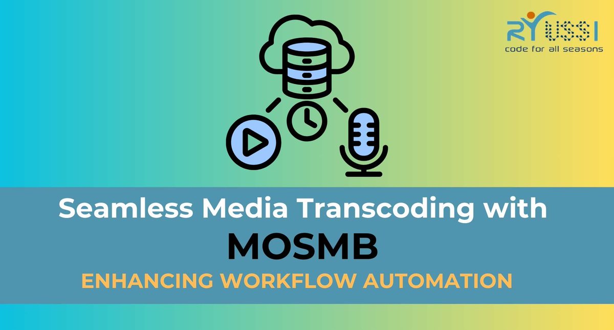 RyussiTech's tweet image. MoSMB offers seamless workflow automation for transcoding 4K/8K media, enabling faster, more efficient production workflows.
Read more - mosmb.com/seamless-media…
#MoSMB #Transcoding #MediaWorkflows #4KStreaming #RyussiTechnologies #Automation #MediaEfficiency