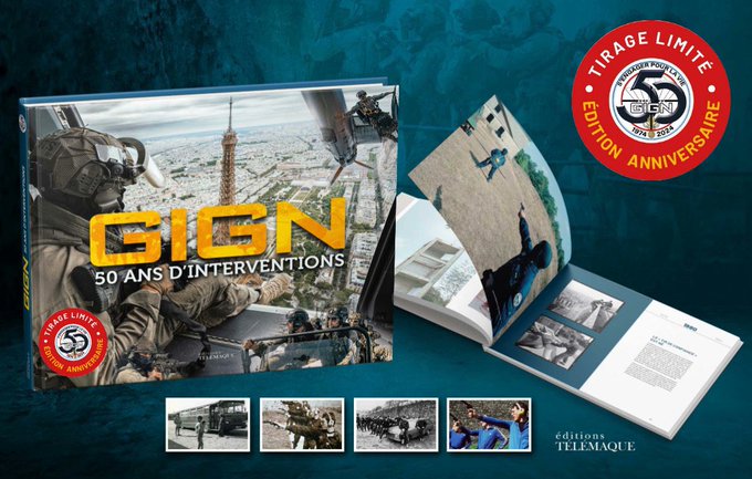 Livre « GIGN - 50 ans d’interventions » édition anniversaire