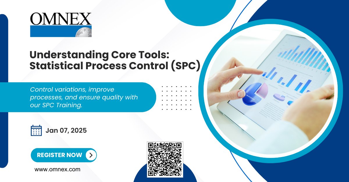 omnexindia's tweet image. Enroll Now: hubs.li/Q030Hd190
𝐔𝐧𝐝𝐞𝐫𝐬𝐭𝐚𝐧𝐝𝐢𝐧𝐠 𝐂𝐨𝐫𝐞 𝐓𝐨𝐨𝐥𝐬: 𝐒𝐭𝐚𝐭𝐢𝐬𝐭𝐢𝐜𝐚𝐥 𝐏𝐫𝐨𝐜𝐞𝐬𝐬 𝐂𝐨𝐧𝐭𝐫𝐨𝐥 (𝐒𝐏𝐂) 𝐓𝐫𝐚𝐢𝐧𝐢𝐧𝐠 𝐂𝐨𝐮𝐫𝐬𝐞
Date: Jan 07-2025
#SPCTraining #StatisticalProcessControl #QualityManagement #CoreTools #SPC #Omnex