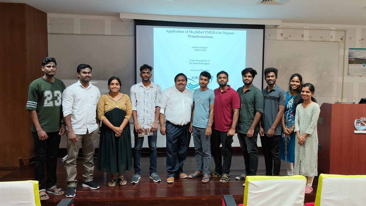 Ramesh Rasappan Lab (@rr_lab) on Twitter photo "Congratulations to Anirban for successfully completing the Pre-Synopsis!⭐️ One step closer to your big dreams, Keep shining and achieving!
<a href="/rr_lab/">Ramesh Rasappan Lab</a> <a href="/rr_prof/">Ramesh Rasappan</a> <a href="/Chemie_iisertvm/">School of Chemistry IISER TVM</a> <a href="/tvmiiser/">IISER Thiruvananthapuram</a> "Congratulations to Anirban for successfully completing the Pre-Synopsis!⭐️ One step closer to your big dreams, Keep shining and achieving!
<a href="/rr_lab/">Ramesh Rasappan Lab</a> <a href="/rr_prof/">Ramesh Rasappan</a> <a href="/Chemie_iisertvm/">School of Chemistry IISER TVM</a> <a href="/tvmiiser/">IISER Thiruvananthapuram</a>