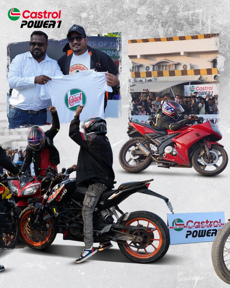 castrolbiking's tweet photo. At REVOLUTION, the spirit of biking came alive with Castrol POWER1, as stunts, performances, and unity set the stage for an unforgettable experience. It was a day where passion and performance collided.​
​
#CastrolRevolution2024 #Castrol
#CastrolPOWER1ULTIMATE #CastrolPOWER1 https://t.co/Oq2WTj6fTF