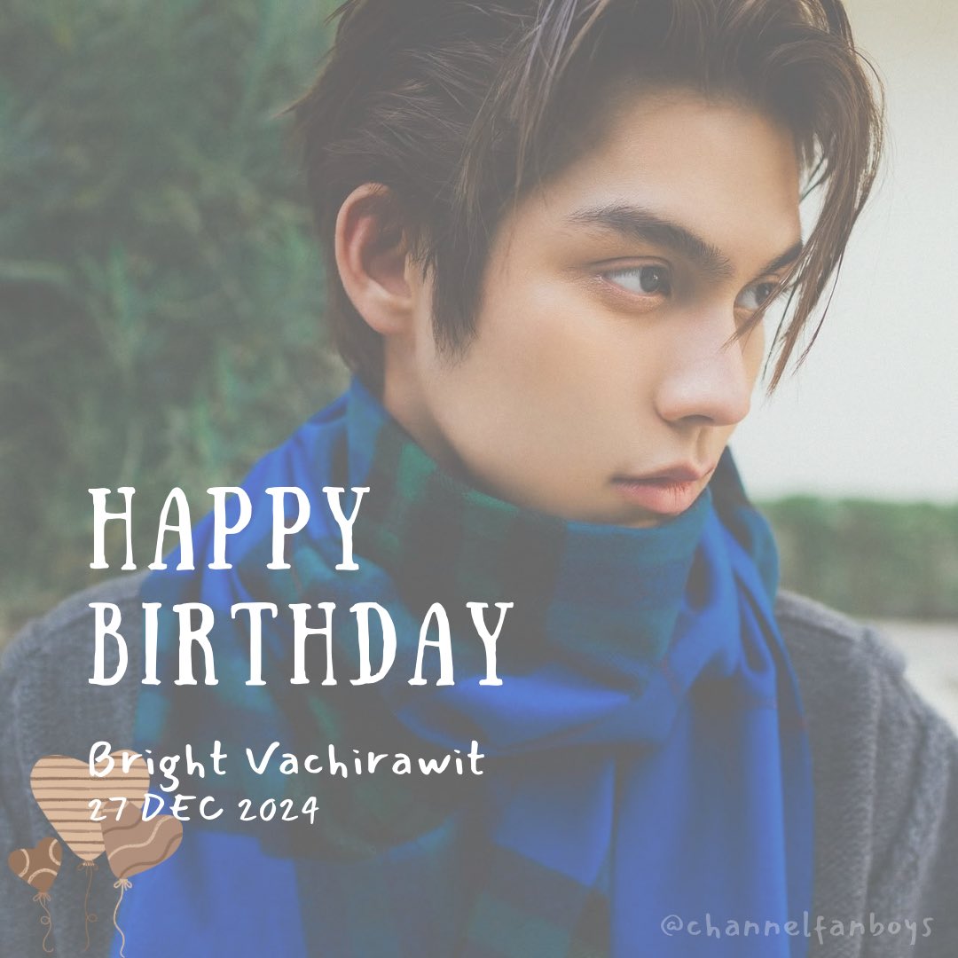 สุขสันต์วันเกิดครับ พี่ไบร์ท ขอให้มีความสุขกับสิ่งที่ทำทั้งงาน ครอบครัว เพื่อนฝูง แฟนคลับ และขอให้พบเจอแต่สิ่งดีๆตลอดเรื่อยไปครับ 🎂🤍 <a href="/bbrightvc/">bright</a> 

HAPPY BIRTHDAY BRIGHT

#bbrightvc
#27thBrightDay