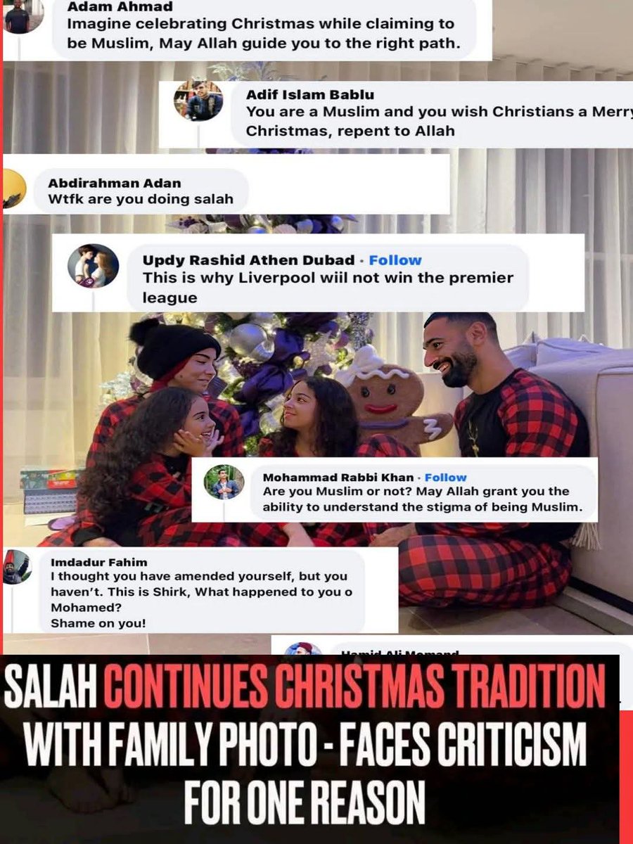 Is it bad to celebrate other religions? I think, it is good to respect each of your religions and celebrating is one kind of showing respect. Mo Salah is being hated by Muslim fans for celebrating Christmas. Mohamed Salah is just respecting his friend's religion, so respect Mo