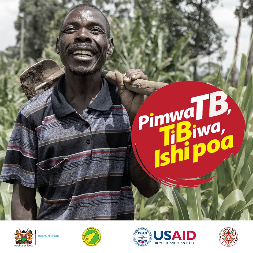 #EndTB #KomeshaTB 
Tuberculosis (TB) is an infectious disease caused by bacteria that mainly affects the lungs. 
bit.ly/40ct3Wg
<a href="/USAIDKenya/">USAID Kenya</a> <a href="/MOH_Kenya/">Ministry of Health</a> <a href="/NTLDKenya/">NTLD</a> <a href="/WHOKenya/">WHO Kenya</a> <a href="/GlobalFund/">The Global Fund</a> <a href="/PEPFAR/">PEPFAR</a> <a href="/StephenMule1/">Hon Stephen Mule MP</a> <a href="/CHSKenya/">CHS</a> <a href="/Amref_Kenya/">Amref Health Africa in Kenya</a> <a href="/StopTBKe/">Stop TB Partnership Kenya</a>