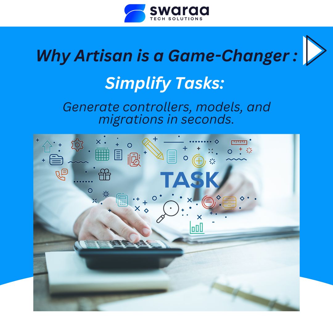 swaraasolutions's tweet image. What’s your favorite Artisan command? Let’s share tips in the comments!
Follow for more!
Visit our website: swaraa.dev
Mail us at: info@swaraa.dev
Call us on: 07935336883
#LaravelArtisan #HiddenGems #LaravelTips #PHPFramework #WebDevelopment #CodeSmart