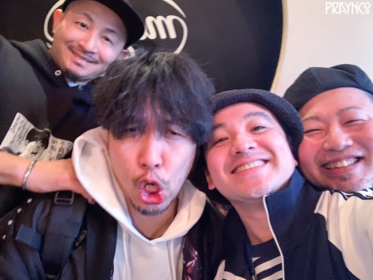 praynco's tweet photo. とても穏やかな心持ちになれる顔触れ
@DJ_OHTA #世界のオオタ
@msr_countlost #COUNTLOST
@DUCKTAIL_MARU #おれのおまる https://t.co/kIi8wjfD8P