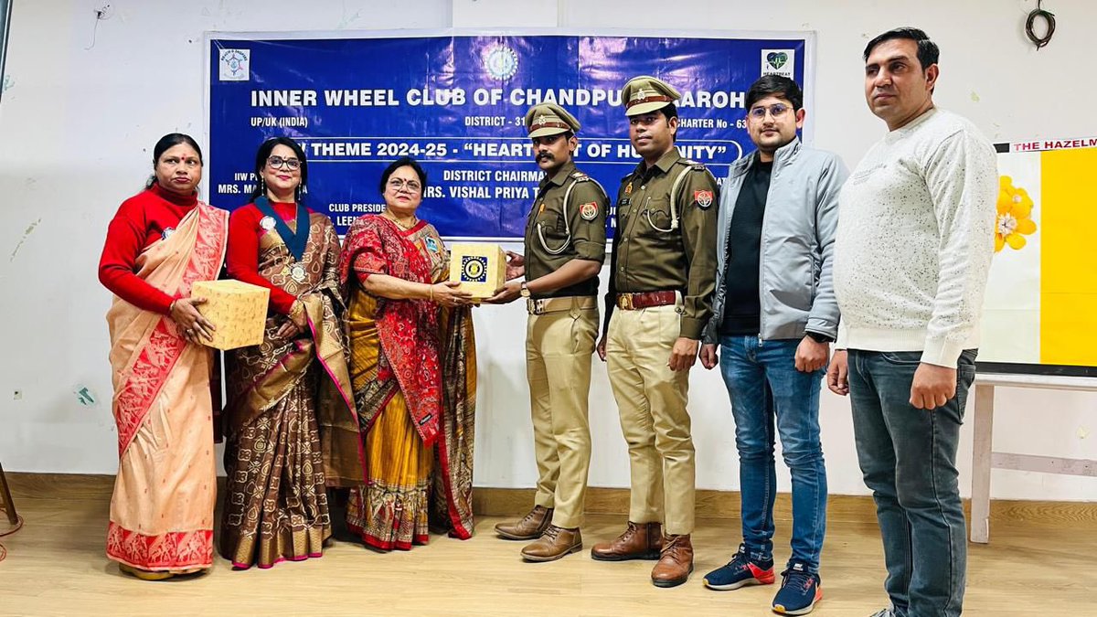 HazelmoonSchool's tweet image. Today, the Inner Wheel Club, in collaboration with the Cyber Security Cell Bijnor organized a highly informative session on cybersecurity  at The Hazelmoon School, Chandpur. We were honored to have CO , Ms. Ritika Singh, to preside over the event as our special guest.

#thms